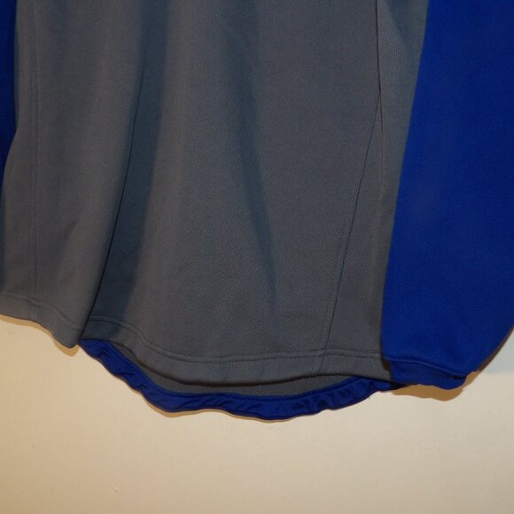Adidas Clima Warm  Blue/Gray Fleece Line Sweat Shirt Sz S - Picture 3 of 6